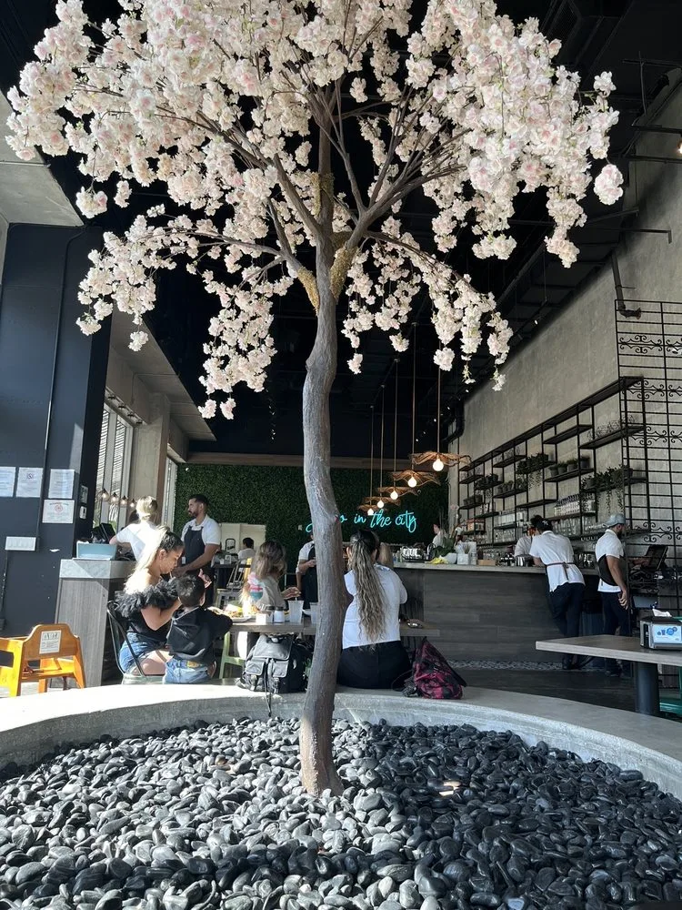 Inside a Bistro Cafe dining room